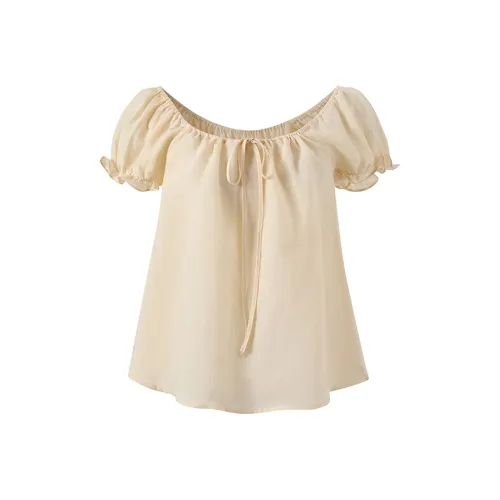 IMSUPERNI Грейпфрут Rice Женские T-рубашки