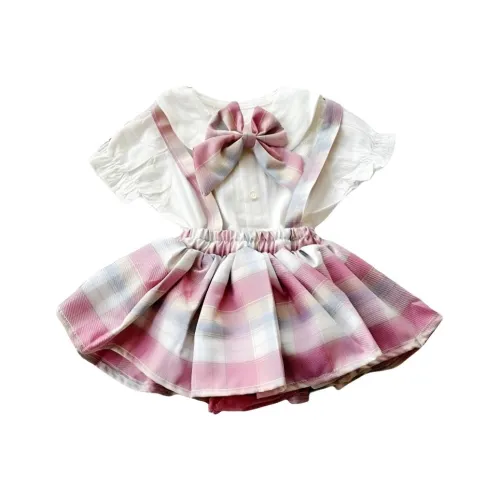 Детский Meter Little Девушка JK UNIFORM Одежда Комплекты Лето