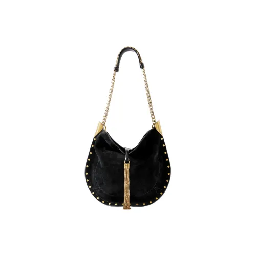 ISABEL MARANT Замша Плечевая сумка Женская Черная