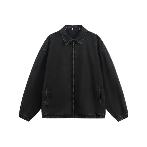 Topland Деним Черный Унисекс Джинсовые Куртки