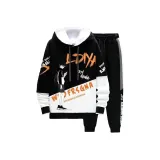 Комплект (черный топ+черные брюки)