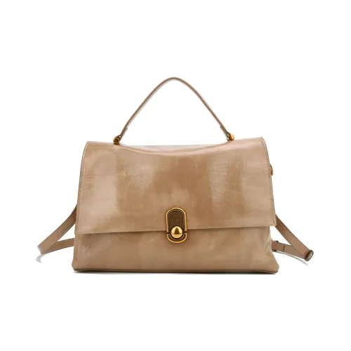 JANITINO ПУ (полиуретан) Сумка Стандартная Женская Хаки