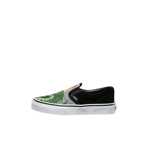 Vans CLASSIC Slip-On Low Top Детские Скейтбординги Черный Детский
