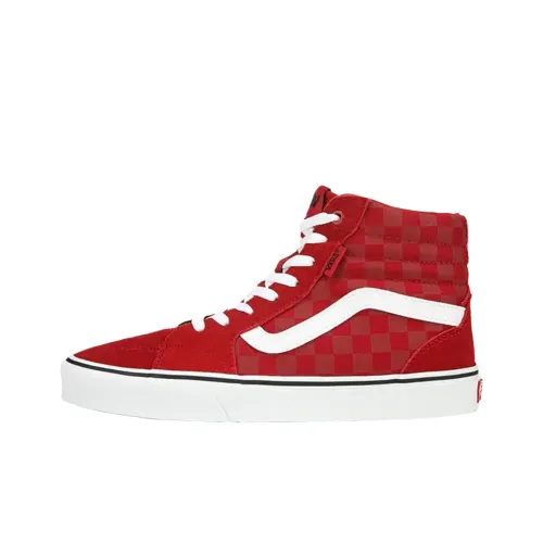 Vans Filmore High Топ Скейтборд Кроссовки Мужские Красные