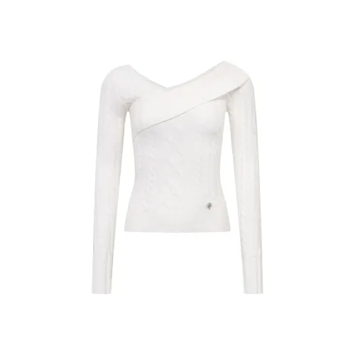 Ariseism Стильный Трикотаж Off Плечо Топ Женский