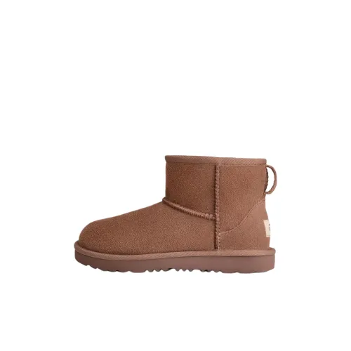 UGG Classic Mini II Водонепроницаемые детские ботинки коричневый для малышей