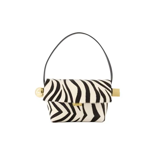 Jacquemus Cotton Bag Women's Black White Джакемо Сумка из хлопка Женская Черный и Белый