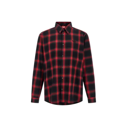 DIESEL Мужские Черные Рубашки