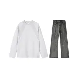 Повседневная спортивная одежда (Белый, Фотиния Серый + Светло-Серый)