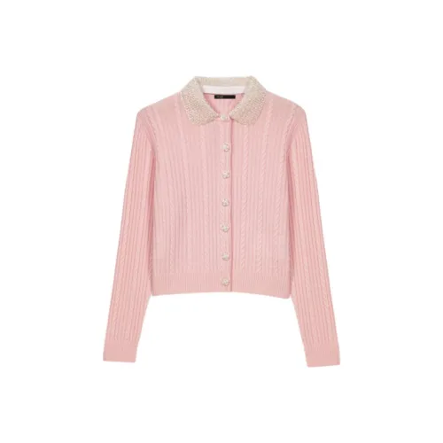Maje Розовые Женские Свитера