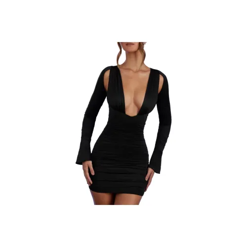 OH POLLY Zurich Длинное Платье с Длинными Рукавами Женское