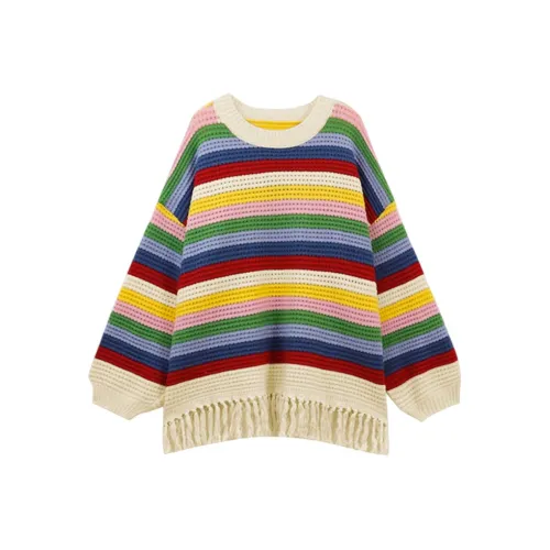 Giyu Радужный Женский Трикотаж