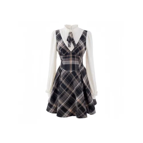 MISTVB Длинное платье с длинными рукавами женское