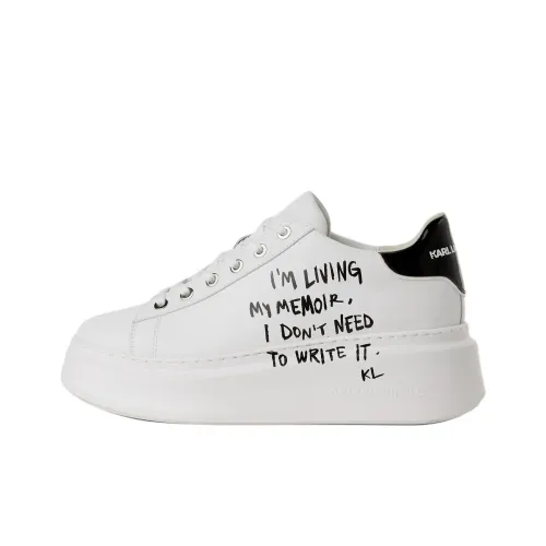 Karl Lagerfeld Anakapri Low Топ Скейтборд Кроссовки Женские Белые