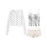 Белый набор из трех предметов