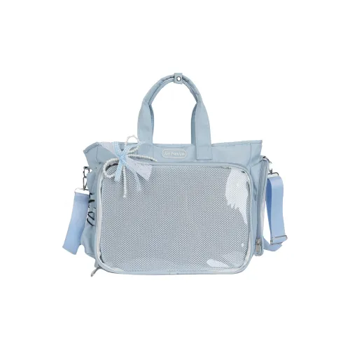 Gerlanx Нейлон Одно плечо Двойное плечо Сумка-итабаг Женская Синий Белый Черный