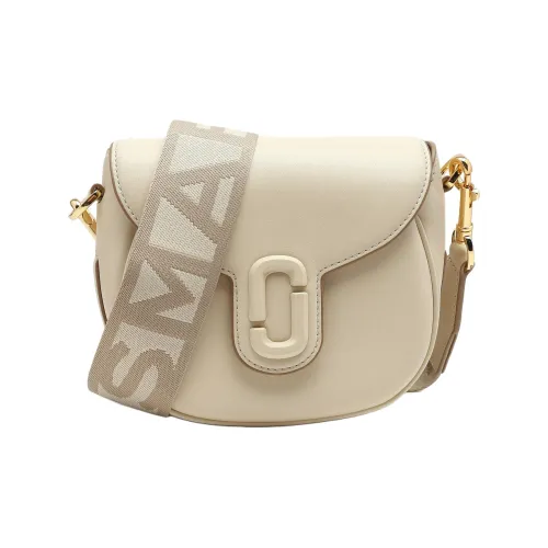 MARC JACOBS Сумка из натуральной кожи Saddle Сумка через плечо Маленькая Женская Бежевая