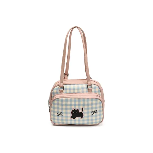 G.DUCKKIDS ПУ (полиуретан) Полиуретан Сумка через плечо Синяя Школьная