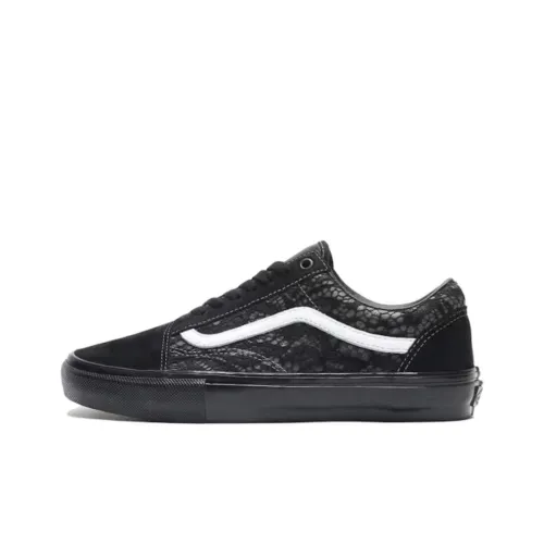 Vans Old Skool Скейтборд Кроссовки Унисекс Черные