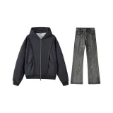 Повседневная спортивная одежда (темно-серый + светло-серый)