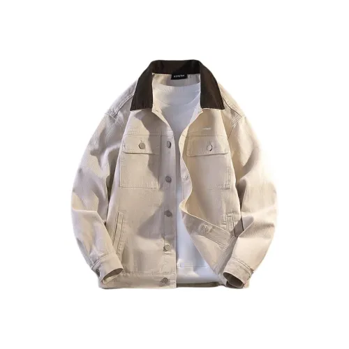 Dme Бежевый Абрикос Унисекс Джинсовые Куртки