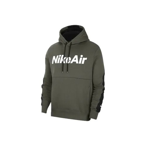 Nike Clothing Оливково-зеленый Мужской Свитшот