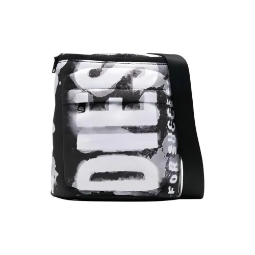 DIESEL Полиэстер Курьерская Сумка Сумка через плечо Сумка для ноутбука Мужская Черная