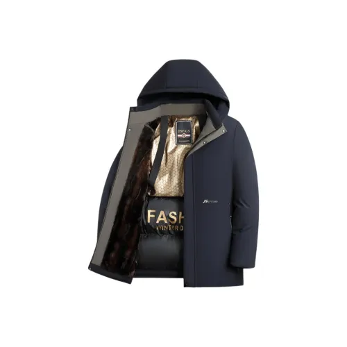 Candito Черный Золотой Пуховая Куртка Мужская