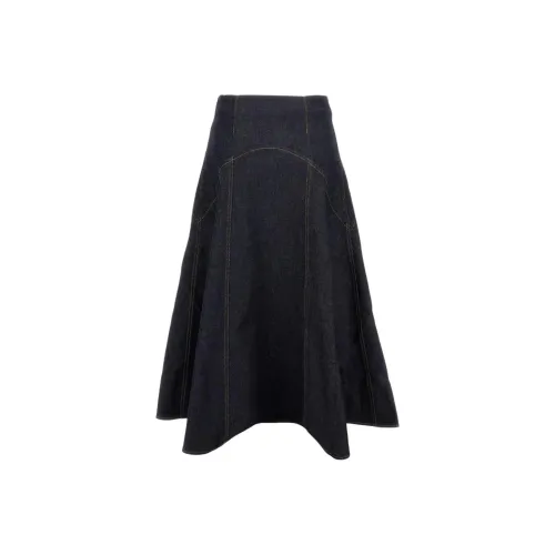 Jacquemus Denim Длинная Юбка Женская