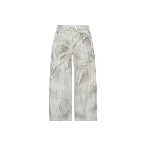 UKTK Белый Мужской Джинсы