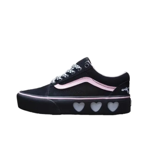 Lazy Oaf x Vans Old Skool Скейтборд Кроссовки Женские Черные