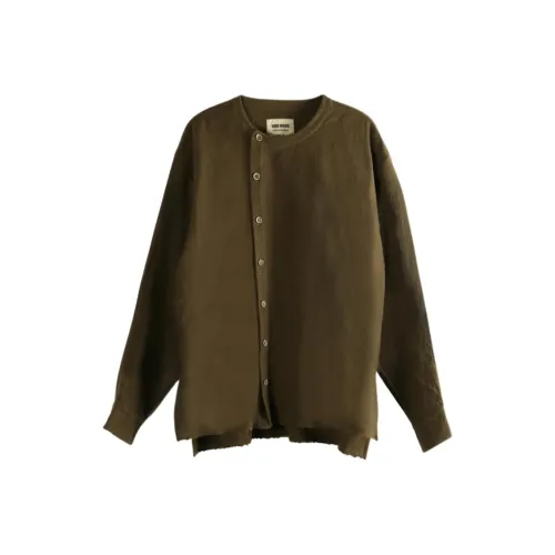 UMA WANG Коричневый Мужской Трикотаж