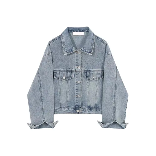 AFGGD Светло-синие женские джинсовые куртки