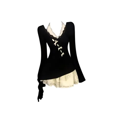 PNVB Длинное платье с длинным рукавом женское