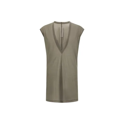 RICK OWENS Серый Зеленый Мужские Майки