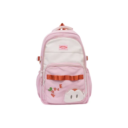 NOMK Нейлон Рюкзак Стандартный Женский Ярко-розовый Телесно-розовый Черный Зеленый Синий