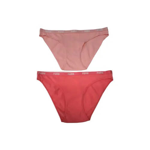 PUMA 2 пачки розовый + красный женский бикини трусы