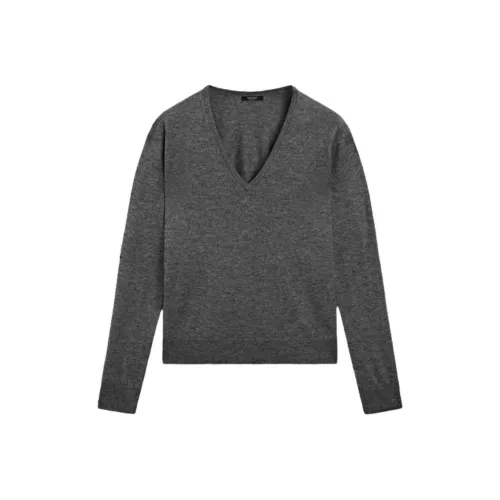 Massimo Dutti Серый Женский Трикотаж