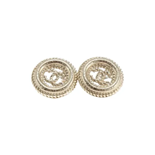 CHANEL Сплав Серьги-гвоздики Женские Светлое Золото