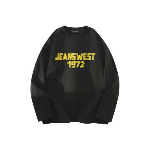 JEANSWEST Длинный рукав Т-рубашка Унисекс