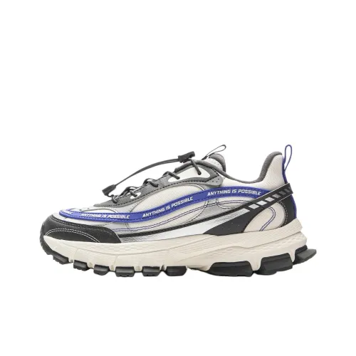 LINING YOUNG Sports Life Collection Kids Lifestyle Shoes Бежево-серый Подростки