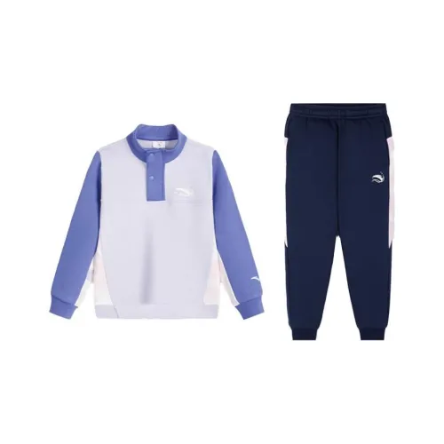 ANTA Повседневная спортивная одежда Moon Curtain Фиолетовый Элегантный синий Детский