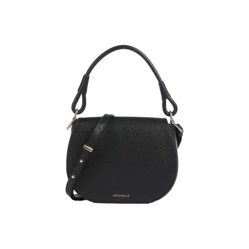 COCCINELLE Сумка через плечо из телячьей кожи женская черная