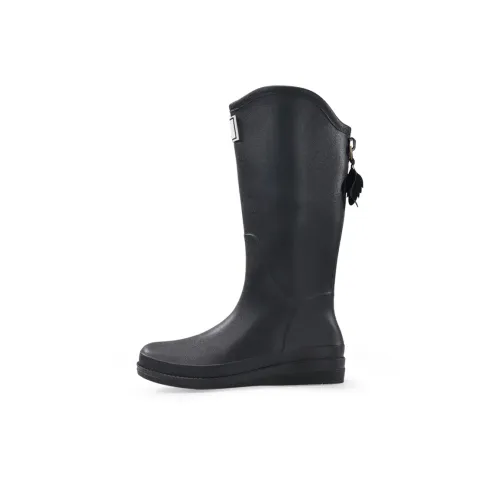 Blue Gull Shield Водонепроницаемый Устойчивый к истиранию Противоскользящий Резиновые сапоги Женские Черный