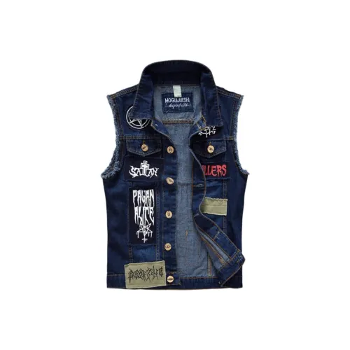 SINKACME Синий Мужской Жилеты