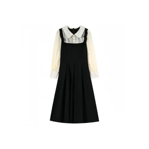 MISTVB Длинное платье с длинными рукавами женское