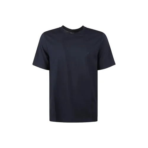 MICHAEL KORS Blue Men's T-Shirts MICHAEL KORS Синий Мужской Т-Ширт
