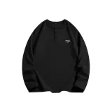 [Устойчивый к истиранию и скатывания] Черный (Синий Серый Этикетка Логотип на груди)