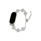 Серебряная цепь + Светло-синий ромб