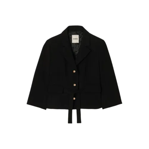 Sandro Черные Женские Куртки